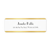 Elegantes handgeschriebenes Skript, Gold, weiße Vo (Vorne)