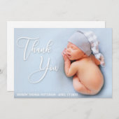 Elegantes handgeschriebenes Skript | New Baby Viel (Vorne/Hinten)