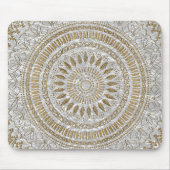 Elegantes handgezeichnetes Mandalendesign Mousepad (Vorne)