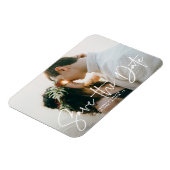 Elegantes handgezeichnetes Overlay-Foto Save the D Magnet (Linke Seite)