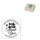 Elegantes Handmade Nähen Vielen Dank Gummistempel (Stempel)