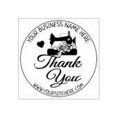 Elegantes Handmade Nähen Vielen Dank Gummistempel (Prägung)