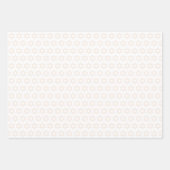 Elegantes Hanukkah Holiday Pattern Gold Geschenkpapier Set (Vorderseite 2)