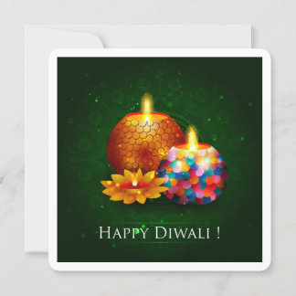 Elegantes Happy Diwali Festival Einladung