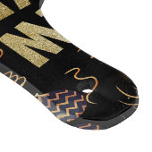 Elegantes Happy New Year 2023,Gold Glitzer Festive Schneidebrett (Ecke)