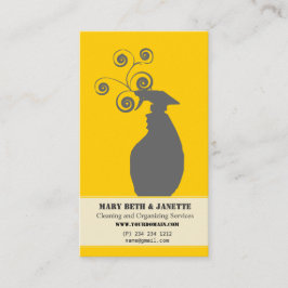 Elegantes Haus Organisation von Housekeeping Servi Visitenkarte