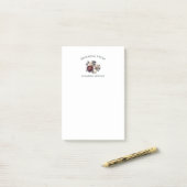 Elegantes Haus Reinigungsservice Blumengeschäft Post-it Klebezettel (Auf Schreibtisch)