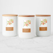 Elegantes, hausgemachtes Apple Butter Label Lebensmitteletikett (Flaschen)