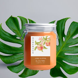 Elegantes, hausgemachtes Apple Butter Label Lebensmitteletikett