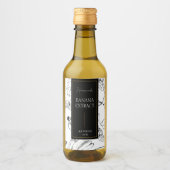 Elegantes, hausgemachtes Bananenextrakt Weinetikett (Vorderseite)