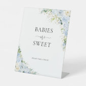 Elegantes Hellblau-Babys Sind Süßes Schild (Vorderseite)
