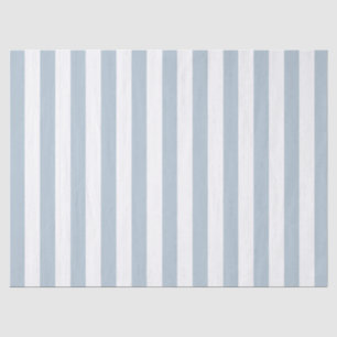 Elegantes, hellblau-weiß gestreiftes Muster Seidenpapier