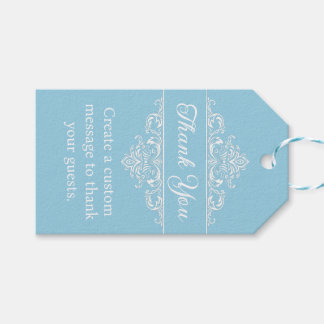 Elegantes hellblaues Quinceañera-Schmetterlings-Ge Geschenkanhänger