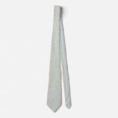 Elegantes hellblaues vintage-botanisches Design  Krawatte (Vorderseite)