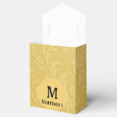 Elegantes helles Gold Barock Damaske Custom Geschenkschachtel (Geöffnet)