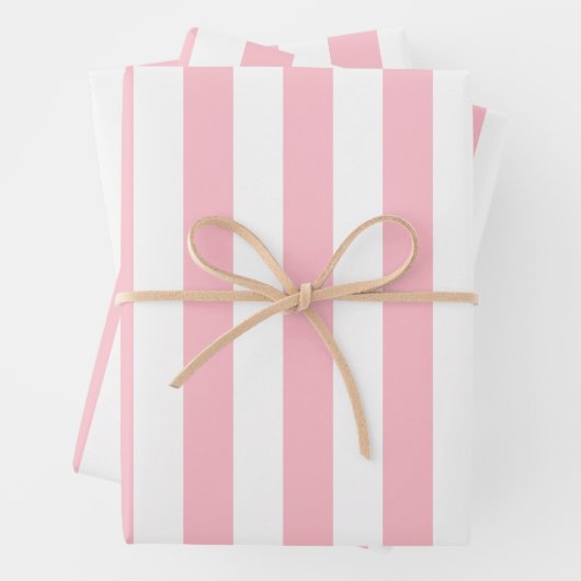 Elegantes, helles PInk-Muster Geschenkpapier Set (Beispiel)