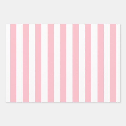 Elegantes, helles PInk-Muster Geschenkpapier Set (Vorderseite)