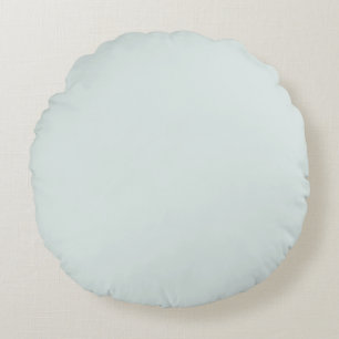 Elegantes helles Türkisgrün in Solid-Farbe Rundes Kissen