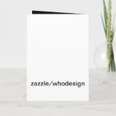 Elegantes hellgelbes Schwarz-weißes Enagement Einladung (Rückseite)