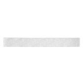 Elegantes Hellgraues Botanisches Blumenmuster Satinband (Vorderseite)
