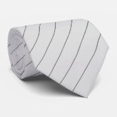 Elegantes hellgraues diagonal gestreiftes krawatte (Gerollt)