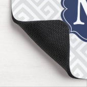 Elegantes hellgraues griechisches mousepad (Ecke)