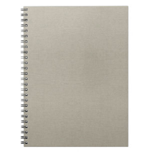 Elegantes, hellgraues Spiral-Foto-Notizbuch mit Te Notizblock
