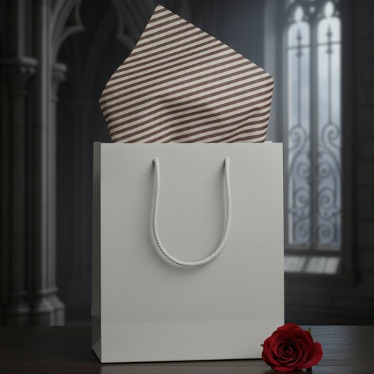 Elegantes hellgraues und pflaumenschwarzes Hallowe Seidenpapier