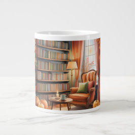 Elegantes Herbst-Bücherregal TASSE — Cozy Vorhang
