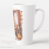 Elegantes Herbst-Regal Tassen — Cozy Vorhang (Rechts)