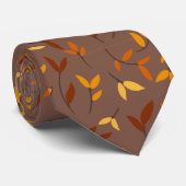 Elegantes Herbstblatt Krawatte (Gerollt)