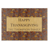 Elegantes Herbstblatt Schneidebrett (Vorderseite)