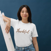 Elegantes Herbstblatt T-Shirt
