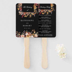 Elegantes Herbstblumen-Design mit melancholischer Fächer