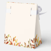 Elegantes Herbsthochzeitungs-Personalisiertes Herb Geschenkschachtel (Rückseite)