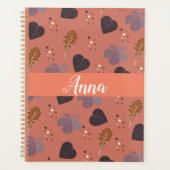 Elegantes Herbstlaub Personalisiert-Notebook Planer (Vorderseite)