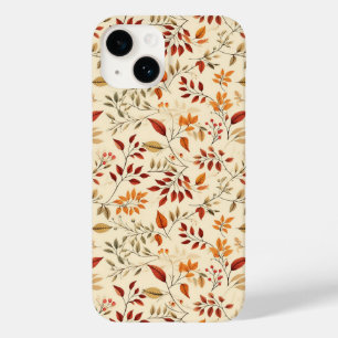 Elegantes herbstliches Blumenmuster Case-Mate iPhone 14 Hülle