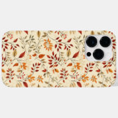 Elegantes herbstliches Blumenmuster Case-Mate iPhone Hülle (Rückseite (Horizontal))