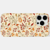 Elegantes herbstliches Blumenmuster Case-Mate iPhone Hülle (Rückseite (Horizontal))