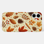 Elegantes Herbstmuster Case-Mate iPhone Hülle (Rückseite (Horizontal))
