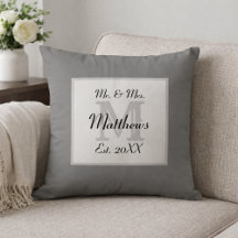 Elegantes Herr- und Frau-Monogramm