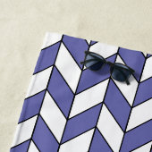 Elegantes Herringbone-Zickzack Muster Strandtuch (Beispiel)