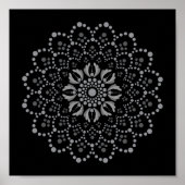 Elegantes, herunterladbares Blumenvorlage Poster (Vorne)