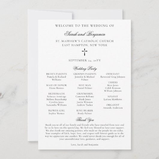 Elegantes, herunterladbares Programm für katholisc (Vorderseite)