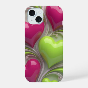 Elegantes Herz-Design-Handyhülle – Cute Love iPhone 15 Hülle