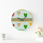Elegantes Herz Große Wanduhr (Zuhause)