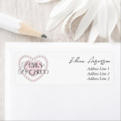 Elegantes Herz Perlen Prosecco Bubbly Brautparty (Insitu)