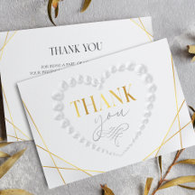 Elegantes Herz Perlen & Prosecco Gold Brautparty