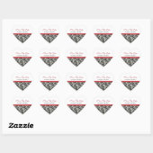 Elegantes Herz: Save the Date Stickers (Blatt)