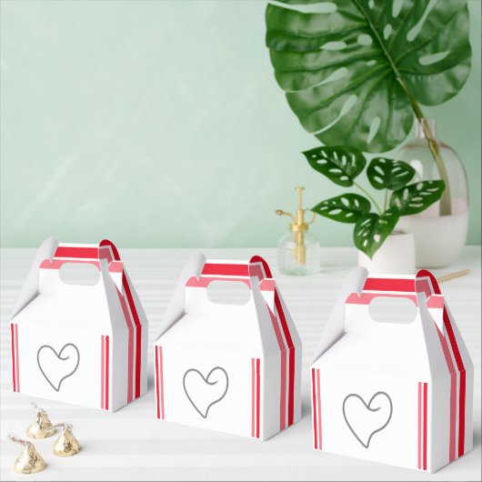 Elegantes Herzform-Design Geschenkschachtel (Zahlreiche)